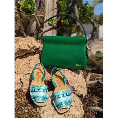 AVARCA MENORQUINA · 377AV · Verde+Ab.Zapatos PELLE Milan (930) encina АКЦИЯ