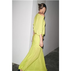 PLAIN KNIT MAXI DRESS