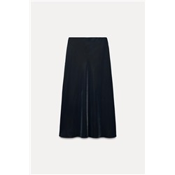 VELVET MIDI SKIRT