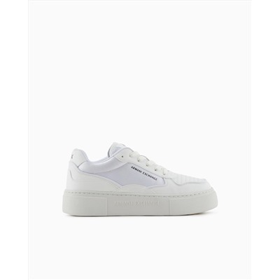 HIGH-SOLED SNEAKERS WITH NAMING LOGO