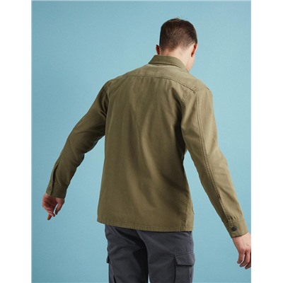 Overshirt, Men, Dark Green
