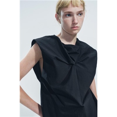 ZW COLLECTION KNOTTED SHORT DRESS