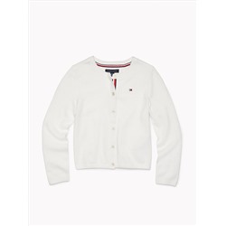 TOMMY HILFIGER TH KIDS SOLID CARDIGAN