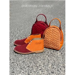 ZAPATOS · 2714 GRANATE-NARANJA+AB.Z · Pelle · mochila 421 (650) АКЦИЯ