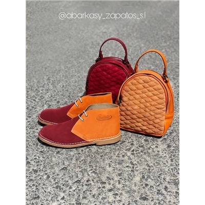 ZAPATOS · 2714 GRANATE-NARANJA+AB.Z · Pelle · mochila 421 (650) АКЦИЯ