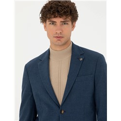 Lacivert Slim Fit Ceket