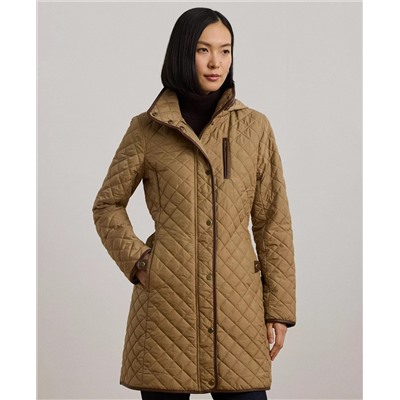 Lauren Ralph Lauren Women's Hooded Quilted Coat