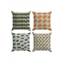 Evdek Geometric 4'lü Kırlent Kılıfı Ds22 7024001