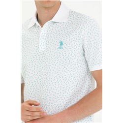 Erkek Mint Polo Yaka Tişört