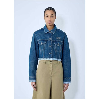 Трендовая джинсовка Mi*u Mi*u