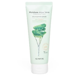 [GLAMFOX] Пенка для умывания увлажняющая очищающая АЛОЭ ВЕРА Moisture Aloe Vera Cleansing Foam, 150 мл