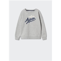 Sudadera estampado bordado -  Niño | MANGO OUTLET España