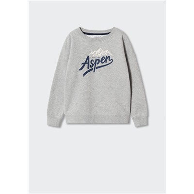Sudadera estampado bordado -  Niño | MANGO OUTLET España