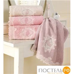 1010G10059179 Полотенце Soft сotton DESTAN пудра 50X100
