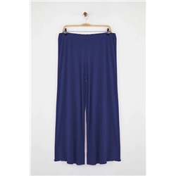 Lacivert Viskon Örme İnce Pijama Altı TBBAW26IA00001