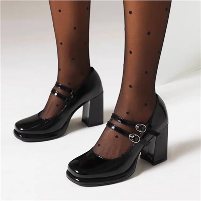 Туфли из лакированной кожи 👠 Большие размеры