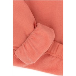 Kız Çocuk Somon Kapüşonlu Sweatshirt