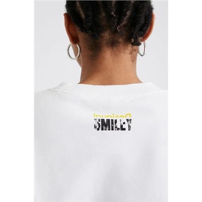 Sudadera crop Smiley®