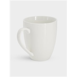 Кружка, 390 мл, фарфор P, белая, White Basics