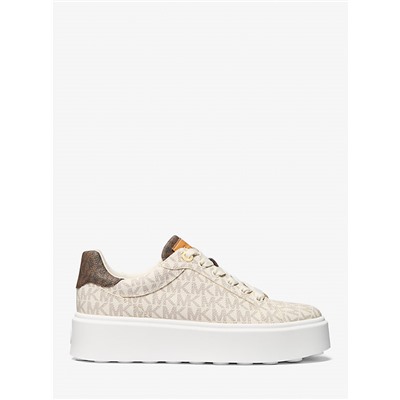 Romey Two-Tone Logo Platform Sneaker