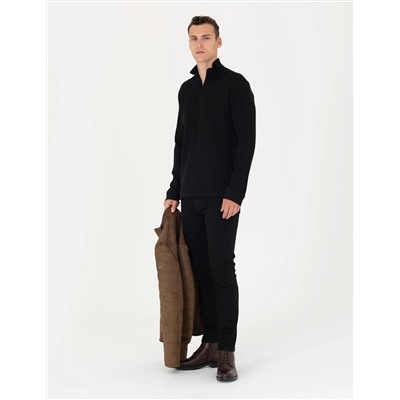 Siyah Regular Fit Sweatshirt