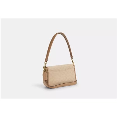 Hadley Shoulder Bag With Signature Canvas