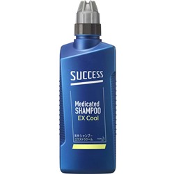 Шампунь-кондиционер КАО SUCCESS Extra Cool для мужчин лечебный с охлаждающим эффектом, с ментолом и эвкалиптом бутылка 400 мл