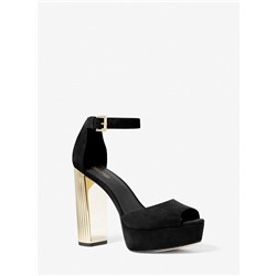 MICHAEL MICHAEL KORS Porter Suede Platform Sandal