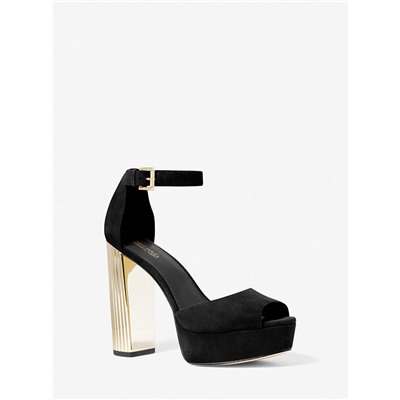 MICHAEL MICHAEL KORS Porter Suede Platform Sandal