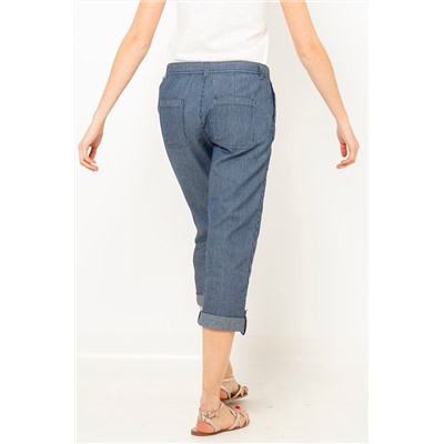 Pantalón pirata Azul marino y blanco