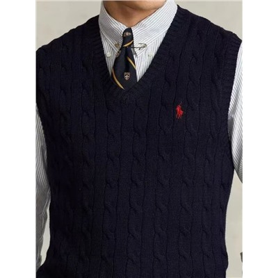 Повседневный трикотажный жилет RALPH LAURE*N ОРИГИНАЛ!