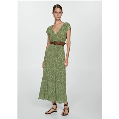 Vestido estampado textura