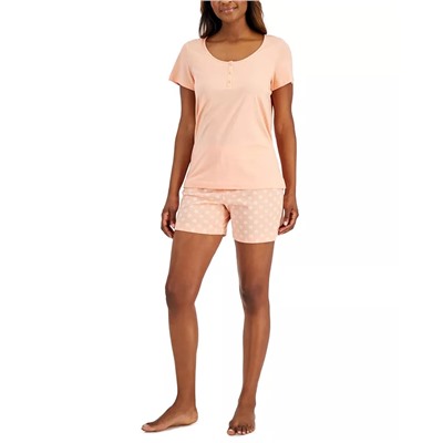 Charter Club T-Shirt & Shorts Cotton Pajama Set, Created For Macy's