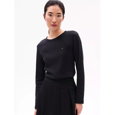 Long-Sleeve Crewneck Favorite T-Shirt