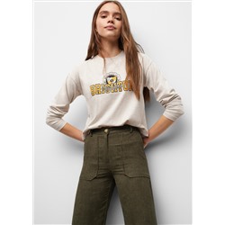 Pantalón recto pana