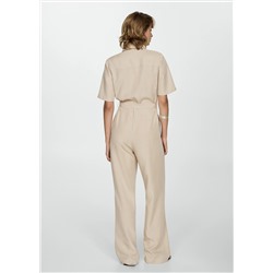 Mono lyocell cuello camisero