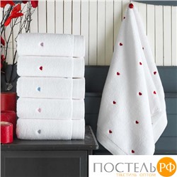 Полотенце Карвен "KALPLI NAKISLI" 50*90 1шт. микрокоттон НS 6015 gri/серый