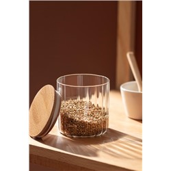 Lunel Optikli Silindir Cam Kavanoz - 700ML - Mini Boy