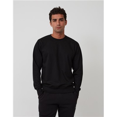 Sudadera Básica, Hombre, Negra