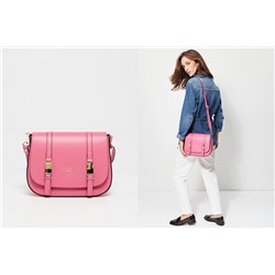 Bandolera de piel Tex Rosa