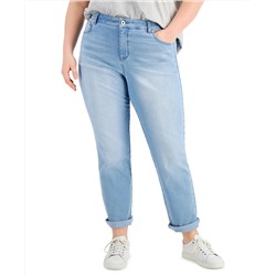 Plus Size High-Rise Straight Jeans, Created for Macy's Размер 18W