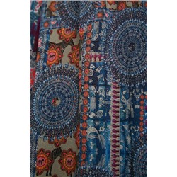 Blusa boho cuello barco
