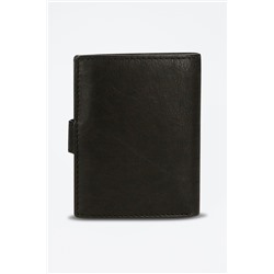 Cartera de piel Striking Negro