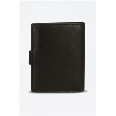 Cartera de piel Striking Negro