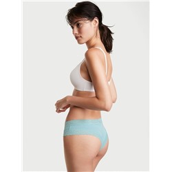 VICTORIA'S SECRET Stretch Cotton Lace-waist Cheeky Panty