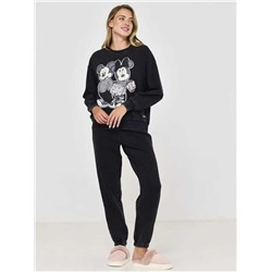 Женский уютный трикотажный костюм Disne*y, экспорт