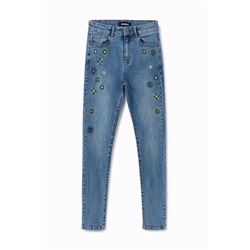 Pantalón vaquero skinny tobillero