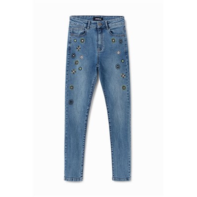 Pantalón vaquero skinny tobillero
