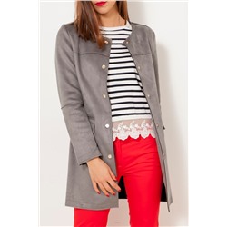 Gabardina Gris