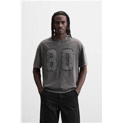 WASHED PATCH T-SHIRT